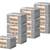 atorakushon Set of 10 Non woven Saree Covers/Clothes Storage Bag/Wardrobe Organizer For Lehenga Dress & Accessories Grey