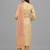 Light-mustard floral print rayon salwar