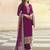Purple Color Dola silk Embroidered Long Length Salwar Kameez