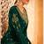 Dark Green Color Georgette Thread Trendy Salwar Kameez