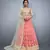 BEWITCHING PINK EMBROIDERED NET FESTIVE BRIDAL WEDDING & PARTY WEAR SEMI STITCHED LEHENGA CHOLI