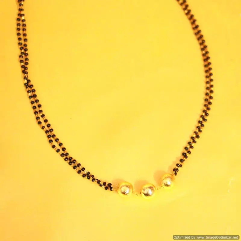 Black Gold Beads Mangalsutra