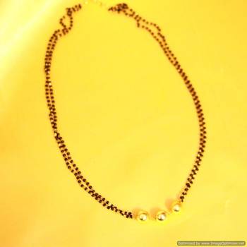 Black Gold Beads Mangalsutra 2