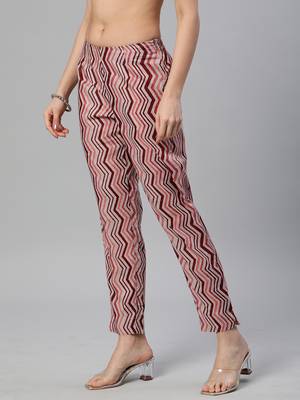 Pink printed cotton cotton-kurtis 5