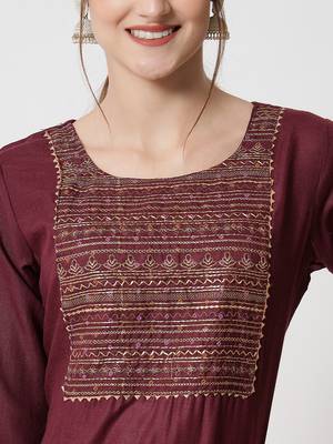 Purple digital print georgette Kurta Pant With Dupatta 2