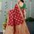 Maroon woven banarasi silk saree with blouse