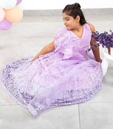 Embroidered Lahenga With Ruffled Crop Top And Attached Dupatta