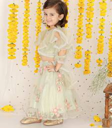 Stunning Sequin Thread And Pearl Embroidered Top With Lehenga And Dupatta