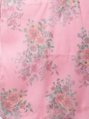 Pink embroidered chanderi Kurta Pant With Dupatta 3