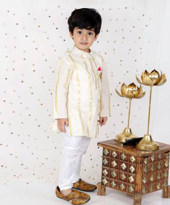 Shiny Stripes Kurta With Pyjama 1