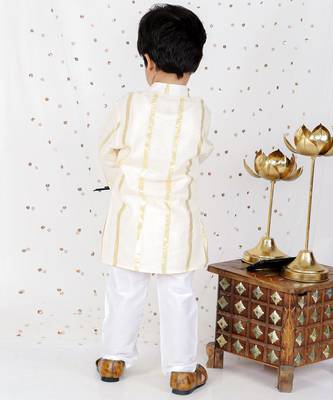 Shiny Stripes Kurta With Pyjama 3