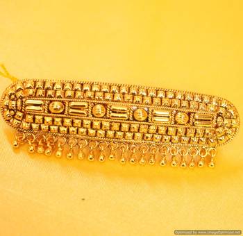 Fine Gold Look Hair Clip 2