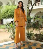 Misted Marigold Laced Co-Ord Set