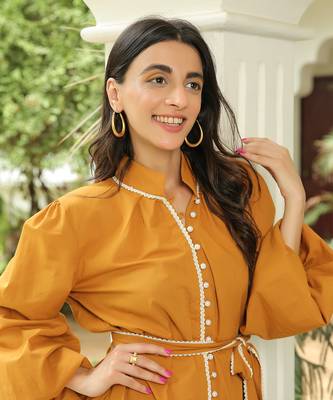 Misted Marigold Laced Co-Ord Set 4