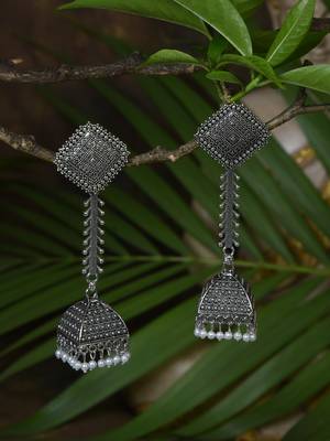 Silver Jhumkas 3