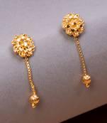 Golden Filigree gold plated Earrings.
