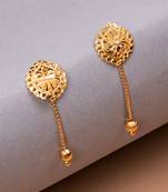 Golden Filigree gold plated Earrings.