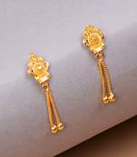 Golden Filigree gold plated Earrings.