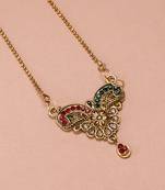 Golden chain with pendant