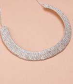 Stone silver necklece