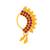 Traditional Maharashtrian Nath Nose Ring Pack of 3 for Women and Girls