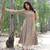Floral Embroidered Motif Straight Maxi Dress