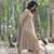 Floral Embroidered Motif Straight Maxi Dress