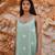 Off-white strappy embroidered maxi