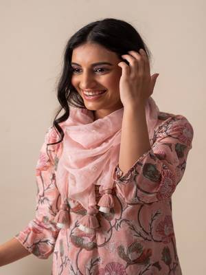 cotton pink Kurta Sets 3