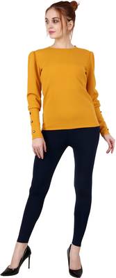 Popwings Women Mustard Yellow Top 5