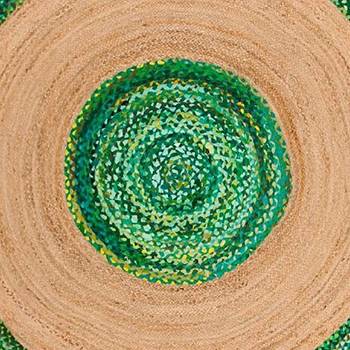 Ar Antique Rugs Handwoven Round Rug for Living Room, Jute Round Floor Mat, Rugs for Living Room 3