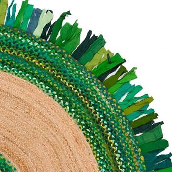 Ar Antique Rugs Handwoven Round Rug for Living Room, Jute Round Floor Mat, Rugs for Living Room 4