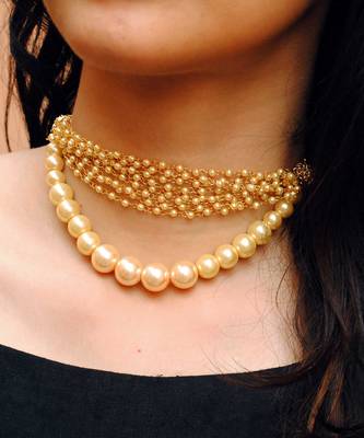 Pearl Choker Necklace 1