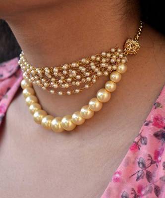 Pearl Choker Necklace 4