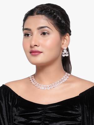 Steorra Jewels traditional Ad Necklace Set for Women 2