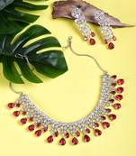 Steorra Jewels traditional Ad Necklace Set for Women