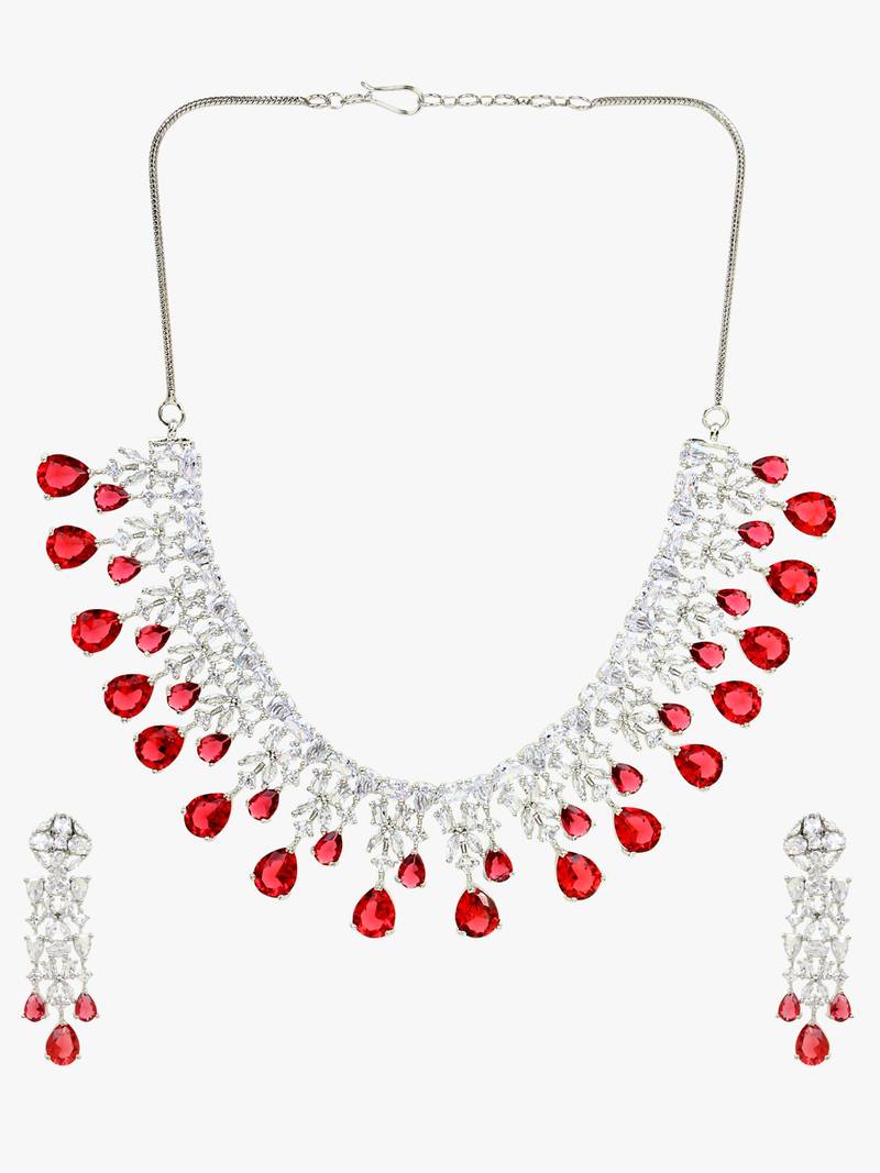 Steorra Jewels traditional Ad Necklace Set for Women