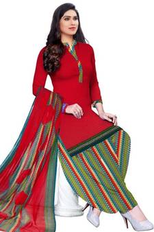 Maroon printed rayon salwar