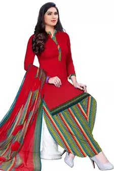 Maroon printed rayon salwar