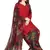 Maroon printed rayon salwar