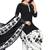 Black printed rayon salwar