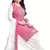 Pink printed rayon salwar