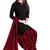 Black printed rayon salwar