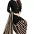 Black printed rayon salwar