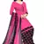 Pink printed rayon salwar