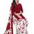 Maroon printed rayon salwar