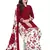 Maroon printed rayon salwar