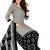 Grey printed rayon salwar