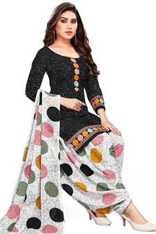Grey printed rayon salwar