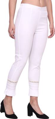 Popwings White Bottom Lace Cotton Women Trouser 2
